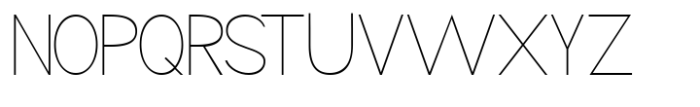 Feragie Thin Font UPPERCASE