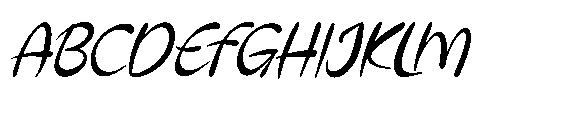 Ferdan Ligate Italic Font UPPERCASE