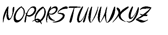 Ferdan Ligate Italic Font UPPERCASE