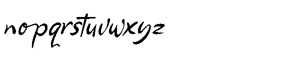 Ferdan Ligate Italic Font LOWERCASE