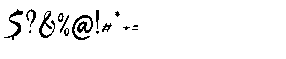 Ferdan Ligate Regular Font OTHER CHARS