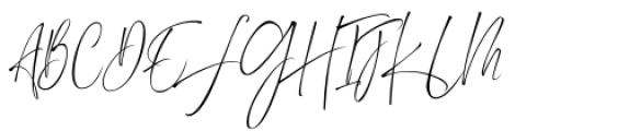 Ferdian Signature Regular Font UPPERCASE