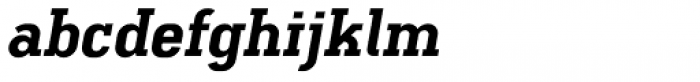 Ferguson Black Italic Font LOWERCASE