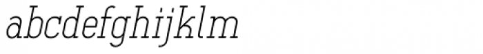 Ferguson Light Italic Font LOWERCASE