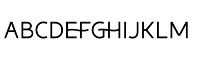 Ferio Regular Font UPPERCASE