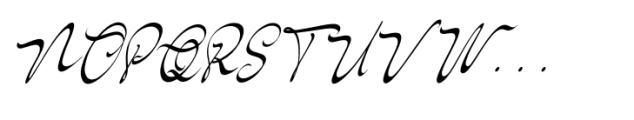 Feriska Monathy Italic Font UPPERCASE