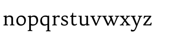 Fermata Regular Font LOWERCASE