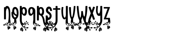 Fern Fronds One Font LOWERCASE