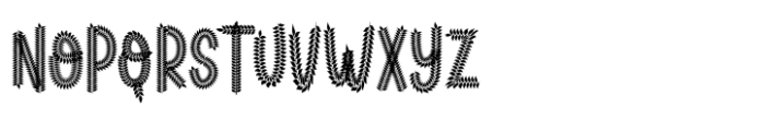 Fern Fronds Two Font UPPERCASE