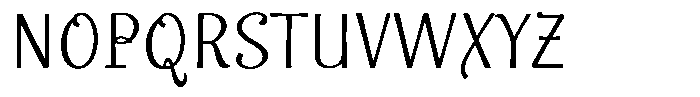 Fern and Thistle Caps Bold Font UPPERCASE