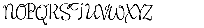 Fern and Thistle Regular Font UPPERCASE