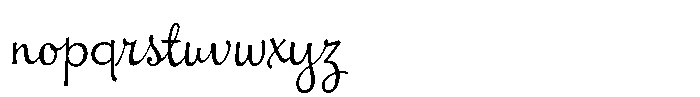 Fern and Thistle Regular Font LOWERCASE
