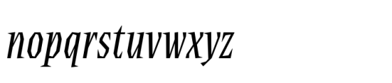 Ferpa Light Italic Font LOWERCASE