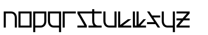 Ferra Regular Expanded Font LOWERCASE