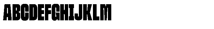 Ferron Condensed Font UPPERCASE