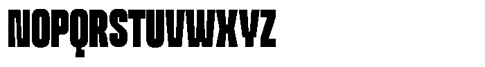 Ferron Condensed Font UPPERCASE
