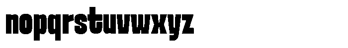 Ferron Condensed Font LOWERCASE