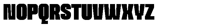 Ferron Expanded Font UPPERCASE