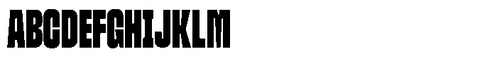 Ferron Extra Condensed Font UPPERCASE