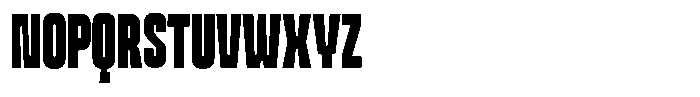 Ferron Extra Condensed Font UPPERCASE