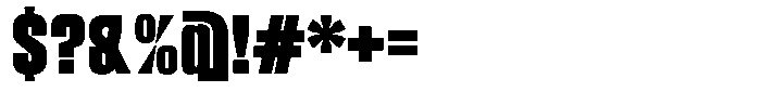 Ferron Regular Font OTHER CHARS