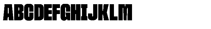 Ferron Regular Font UPPERCASE