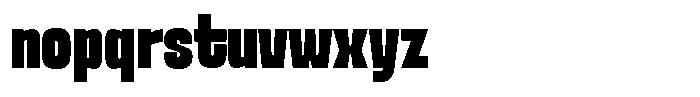 Ferron Semi Condensed Font LOWERCASE
