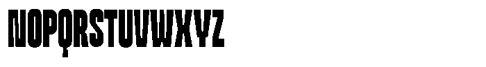 Ferron Ultra Condensed Font UPPERCASE