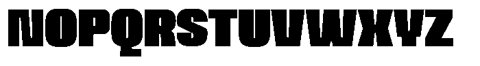 Ferron Ultra Expanded Font UPPERCASE