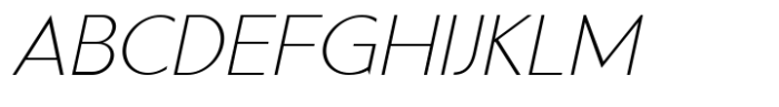 Ferrow Light Italic Font UPPERCASE