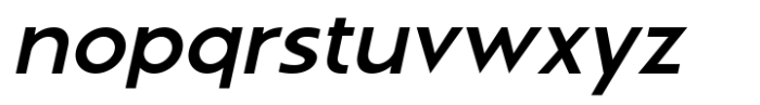 Ferrow Medium Italic Font LOWERCASE
