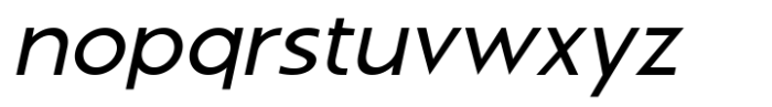 Ferrow Regular Italic Font LOWERCASE