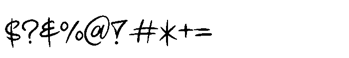 Festagsia Font OTHER CHARS