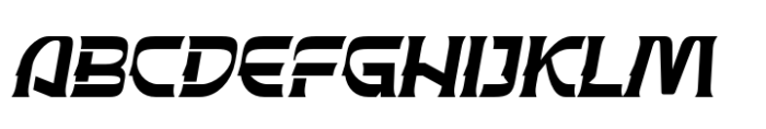 Festar Alternate Slant Font UPPERCASE
