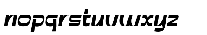 Festar Regular Slant Font LOWERCASE