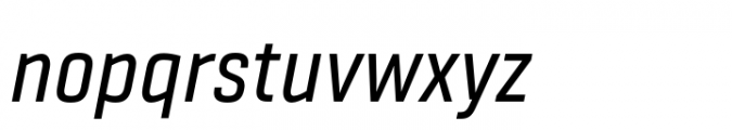 Fester Semi Bold Italic Font LOWERCASE