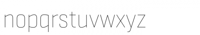 Fester Thin Font LOWERCASE