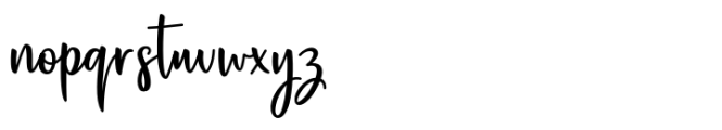 Festion Script Regular Font LOWERCASE