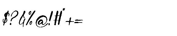 Festive Partys Regular Font OTHER CHARS
