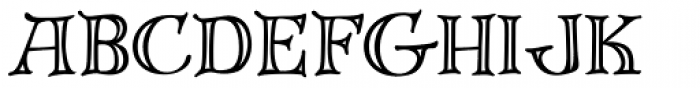 Festive Roman Font UPPERCASE