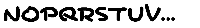 Festoso Black Font UPPERCASE