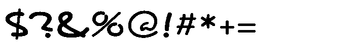Festoso Bold Font OTHER CHARS