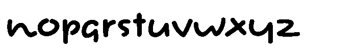 Festoso Extra Bold Font LOWERCASE