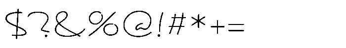 Festoso Extra Light Font OTHER CHARS