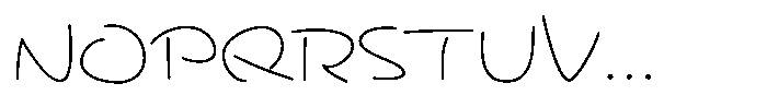 Festoso Extra Light Font UPPERCASE