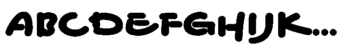 Festoso Heavy Font UPPERCASE