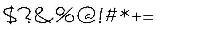Festoso Regular Font OTHER CHARS