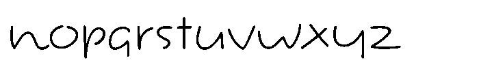 Festoso Regular Font LOWERCASE
