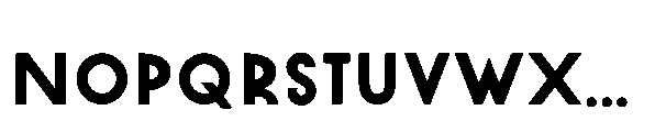 Feurotype Black Font UPPERCASE