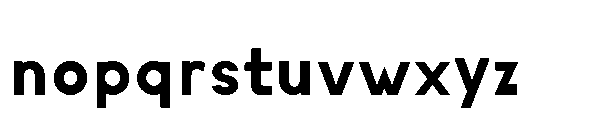 Feurotype Black Font LOWERCASE
